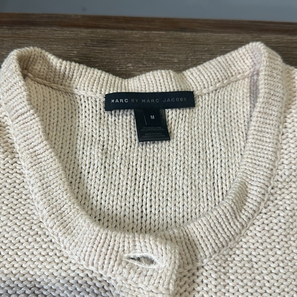 Marc by Marc Jacobs oatmeal cardigan - Picture 2 of 3